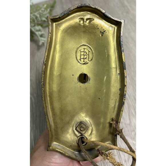 Vintage Antique Bradley and Hubbard Brass Wall Sconce Hard Wired Electric READ - Picture 6 of 7